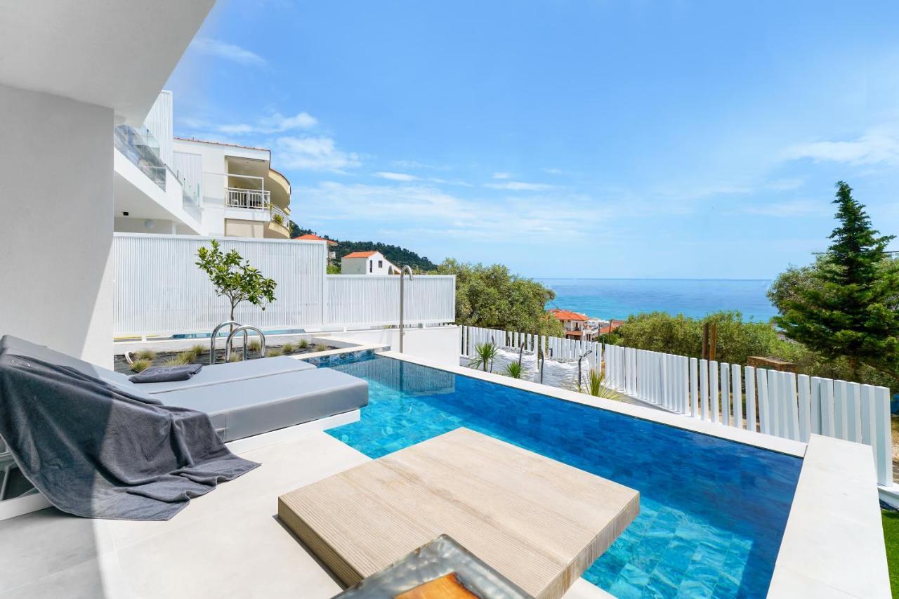 Mythodea Prive Luxury Suites Chrysi Ammoudia Exterior foto