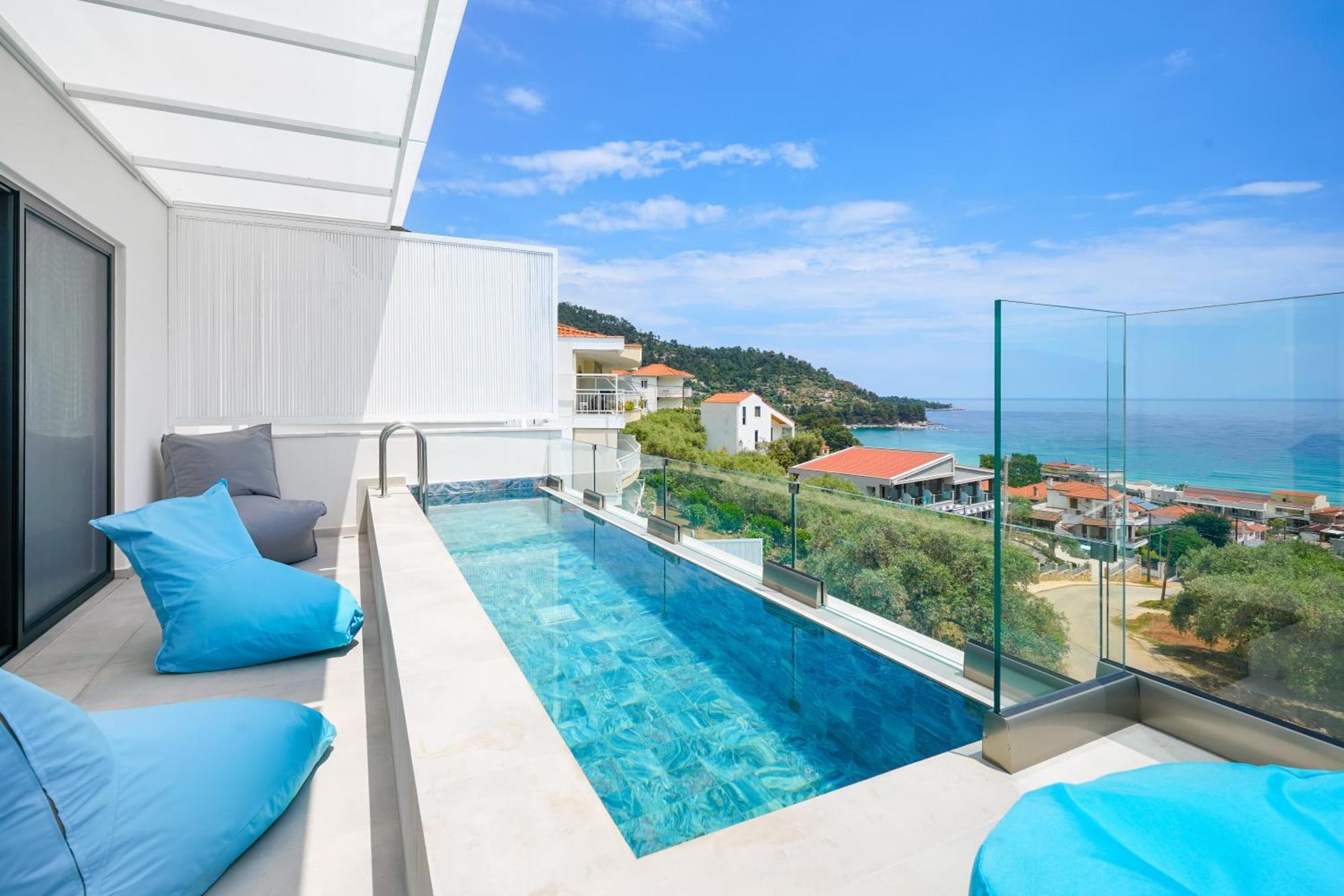 Mythodea Prive Luxury Suites Chrysi Ammoudia Exterior foto