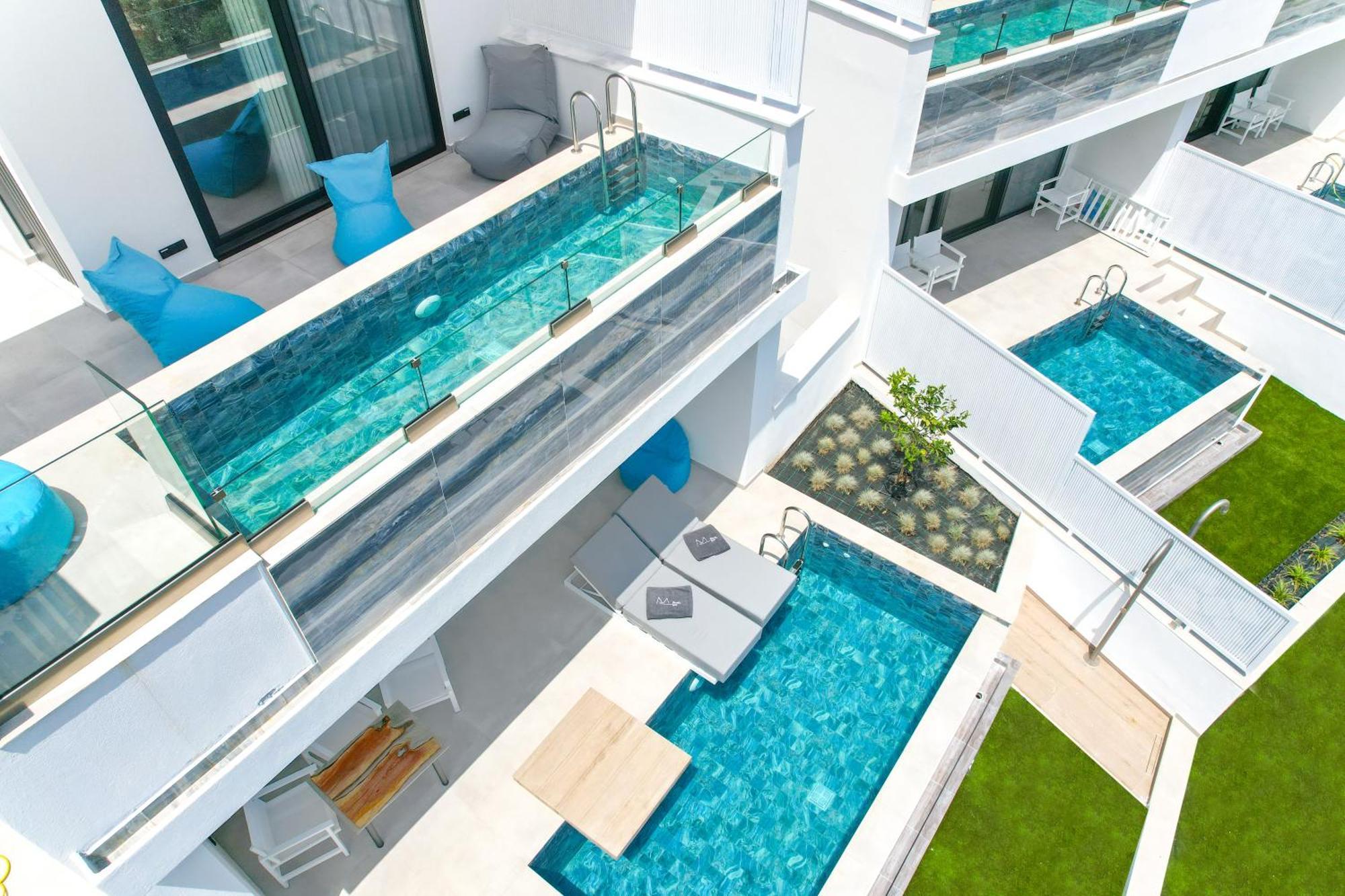 Mythodea Prive Luxury Suites Chrysi Ammoudia Exterior foto
